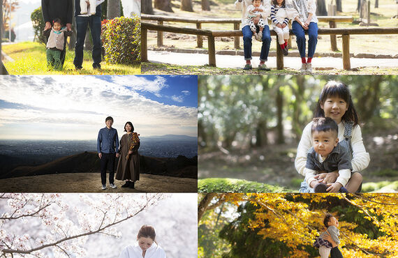 奈良のロケーションで家族写真撮影するなら・奈良のフォトスタジオ・LIFE PhotoStudio by B WORKs PHOTOGRAPHY
