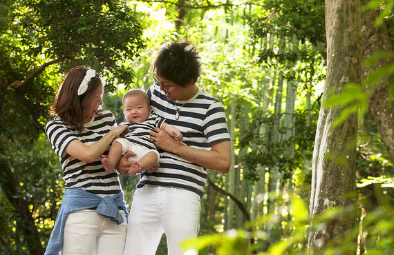 奈良で家族写真をロケーションフォトするなら・奈良のフォトスタジオ・LIFE PhotoStudio by B WORKs PHOTOGRAPHY