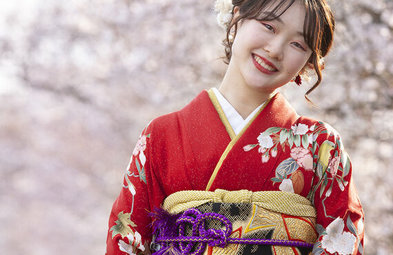 奈良で成人式のロケーション撮影を！・奈良市のフォトスタジオならLIFE PHOTOSTUDIO BY B WORKs PHOTOGRAPHY